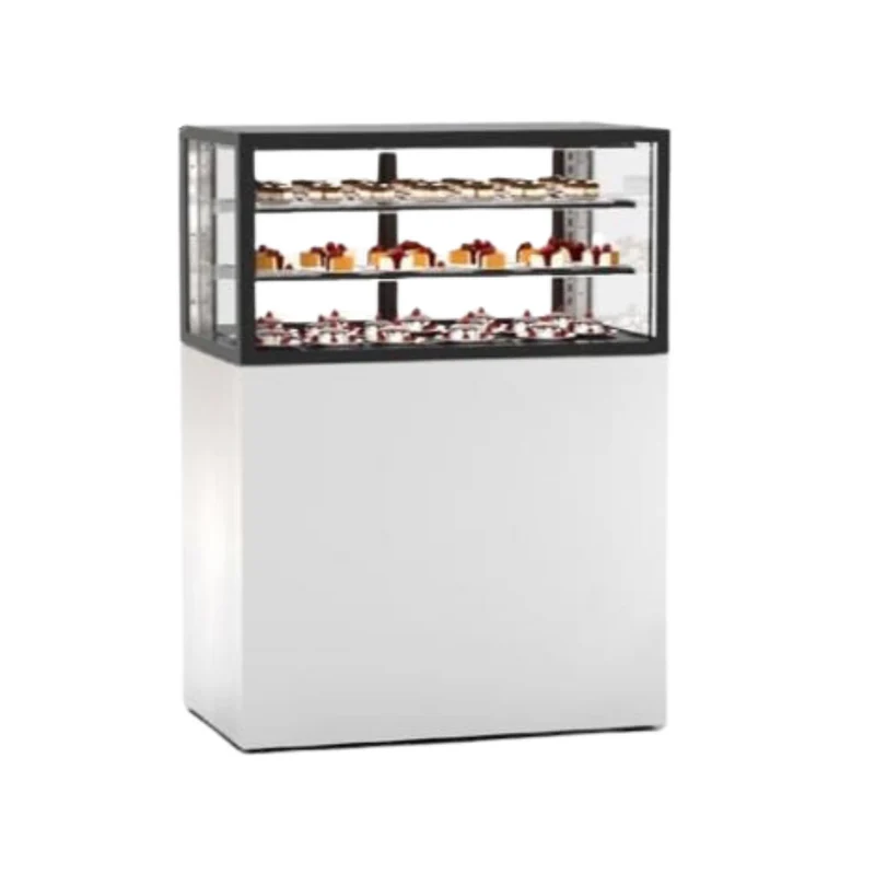 Vitrine chaude libre service 3 niveaux