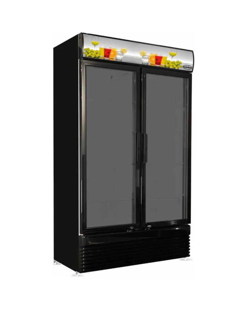 Armoire réfrigérée à boisson positive - 2 portes battantes