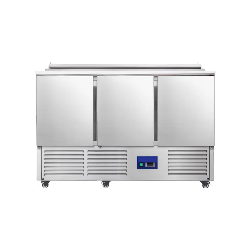 Saladette réfrigérée positive 3 portes - 390L