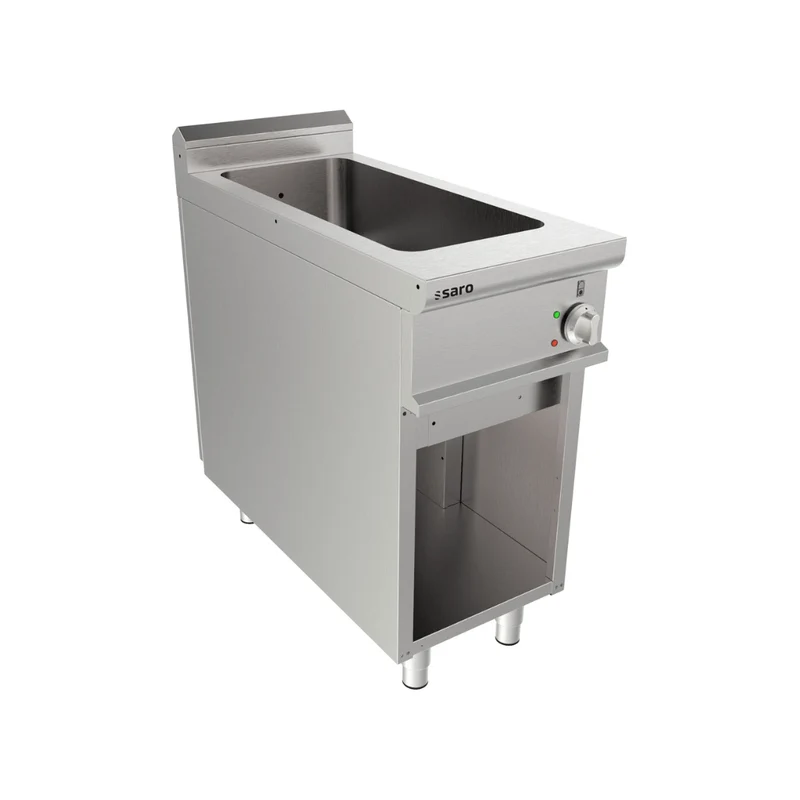 Bain marie électrique sur meuble ouvert