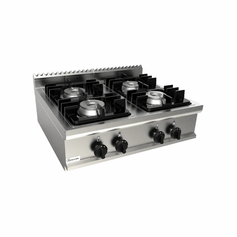 Cuisinière à gaz 4 feux à poser